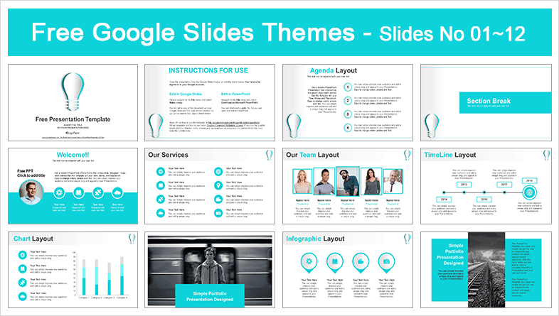 Abstract Paper Idea Bulb Google Slides Presentation  Abstract Paper Idea Bulb Google Slides Presentation  