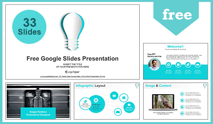 Abstract Paper Idea Bulb Google Slides Presentation  