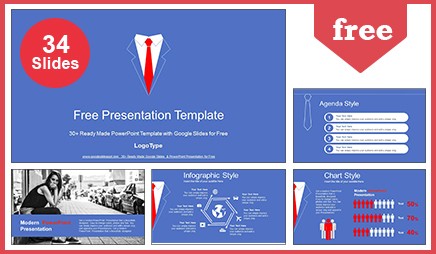 Businessman Tie Concept Google Slides PowerPoint Presentation  