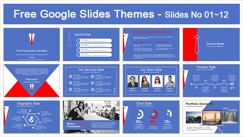 Businessman Tie Concept Google Slides PowerPoint Presentation  Businessman Tie Concept Google Slides PowerPoint Presentation  