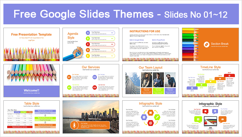 Colored Pencils Education Google Slides & PowerPoint Presentation  Colored Pencils Education Google Slides & PowerPoint Presentation  