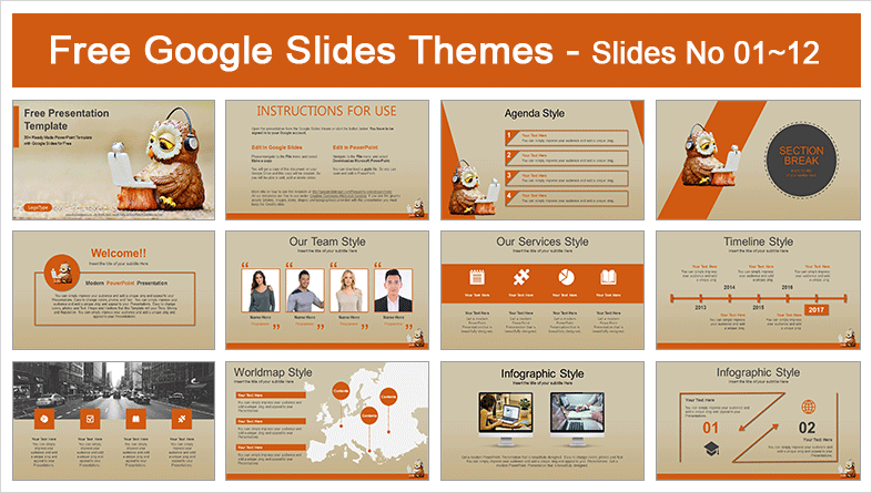 E-learning Concept Google Slides-PowerPoint Presentation  E-learning Concept Google Slides-PowerPoint Presentation  