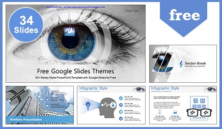 Eye Scanning Technology Google Slides & PowerPoint Template  
