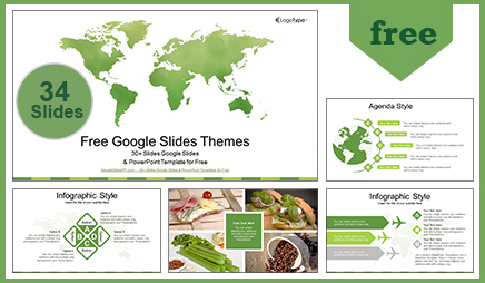 World Map-Business Google Slides Theme  
