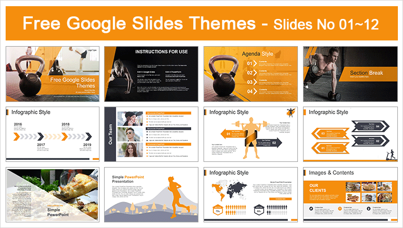 Workout with Kettle Bell Google Slides Themes  Workout with Kettle Bell Google Slides Themes  