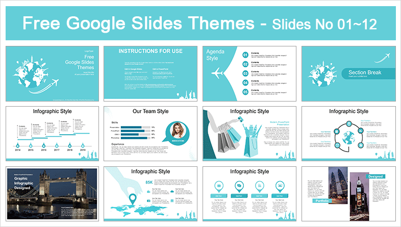 World Travel Concept Google Slides Themes  World Travel Concept Google Slides Themes  